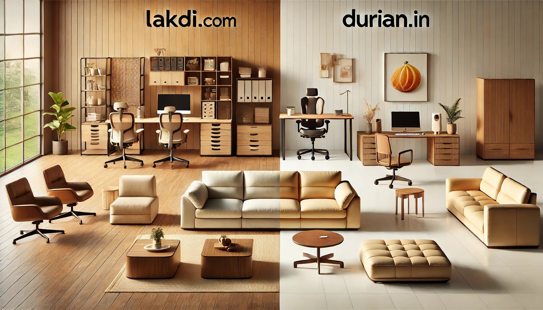 Lakdi.com vs Durian.in: Choosing the Best Furniture Brand