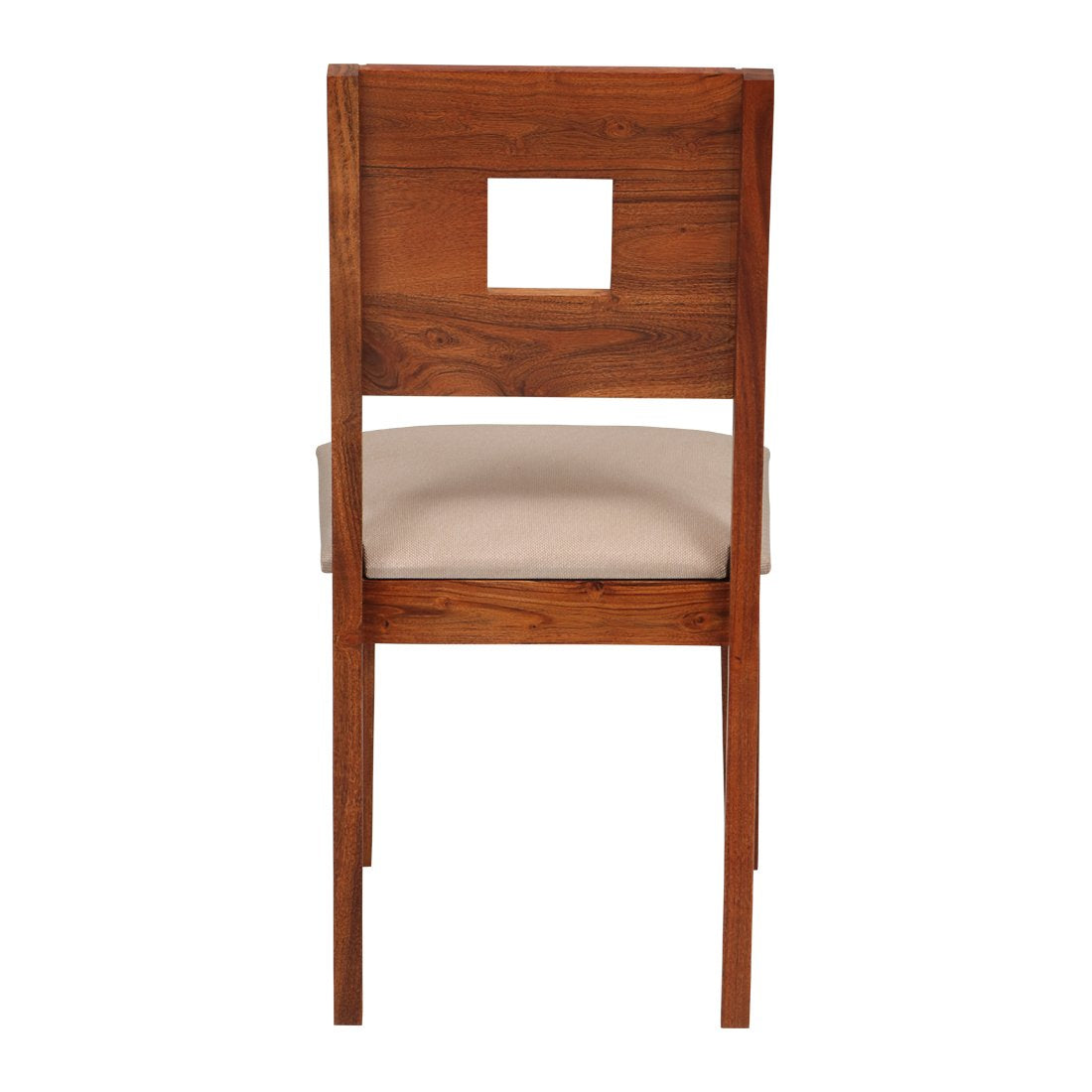 Dining Chair Only for Dining Table Wooden Frame and Base with Fabric Seat