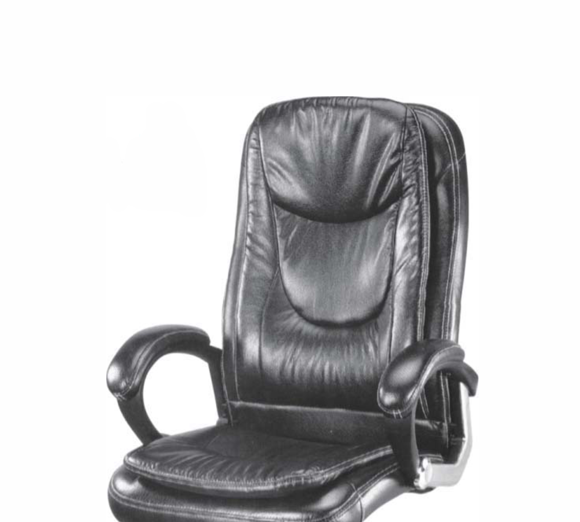 High Back Director Office Chair with Height Adjustable Aluminum Base