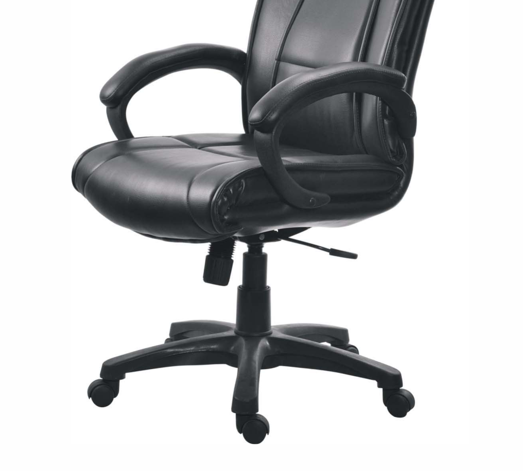 High Back Director Office Chair with Height Adjustable Nylon Base