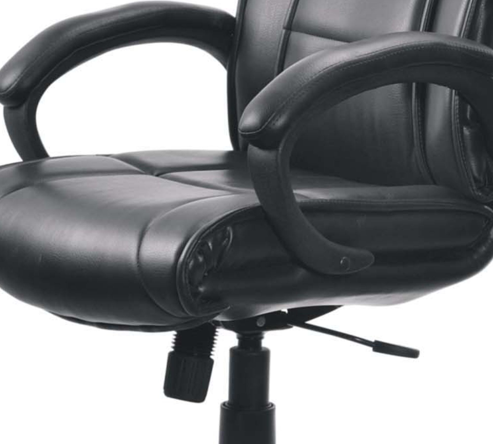 High Back Director Office Chair with Height Adjustable Nylon Base