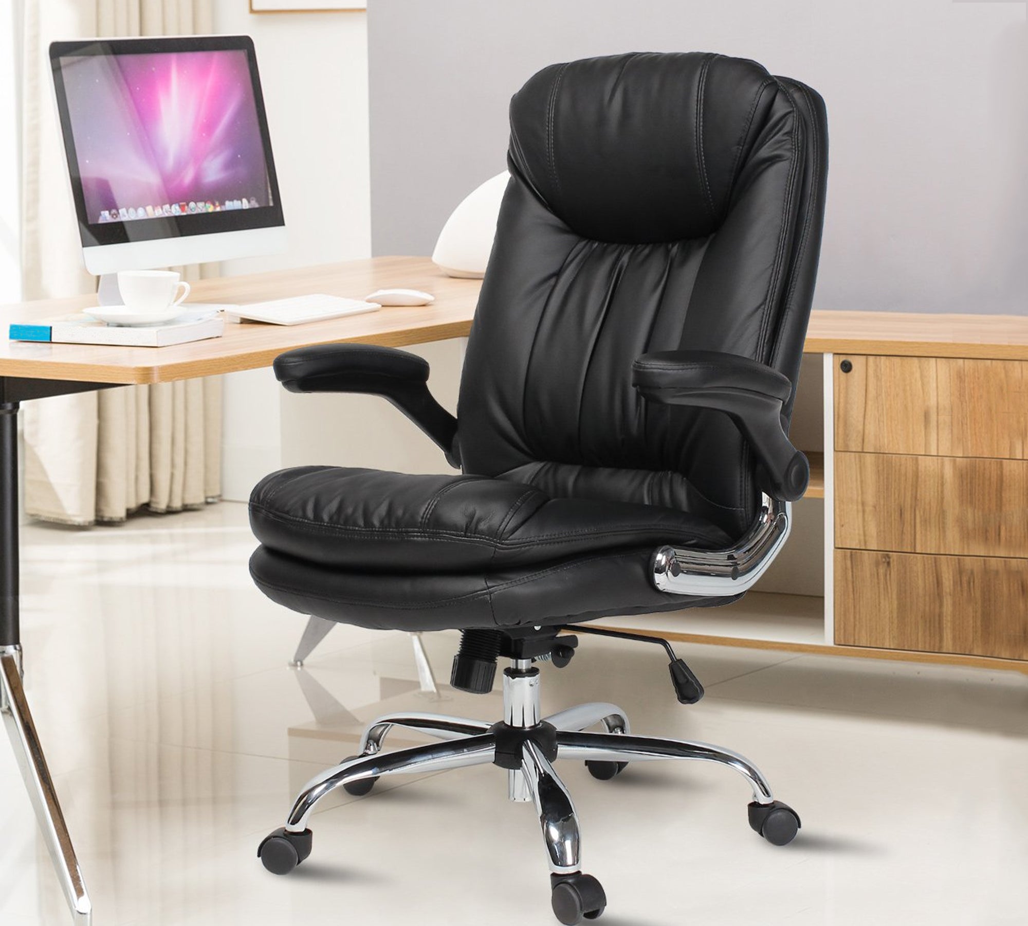 Comfortable Director Chair with Adjustable Armrest