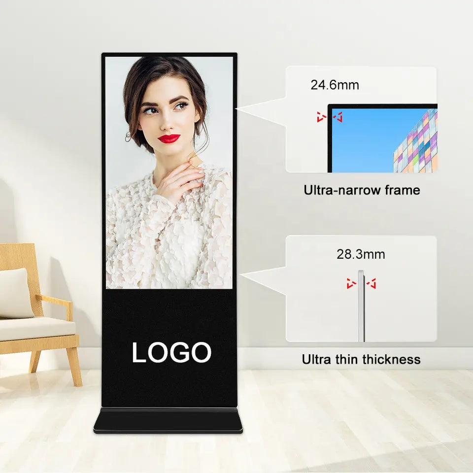 Digital Advertising Kiosk Floor Stand