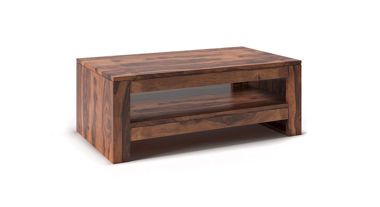 Solid Wooden Base Frame Center Table