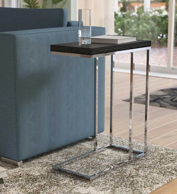 Side Table With Metal Frame