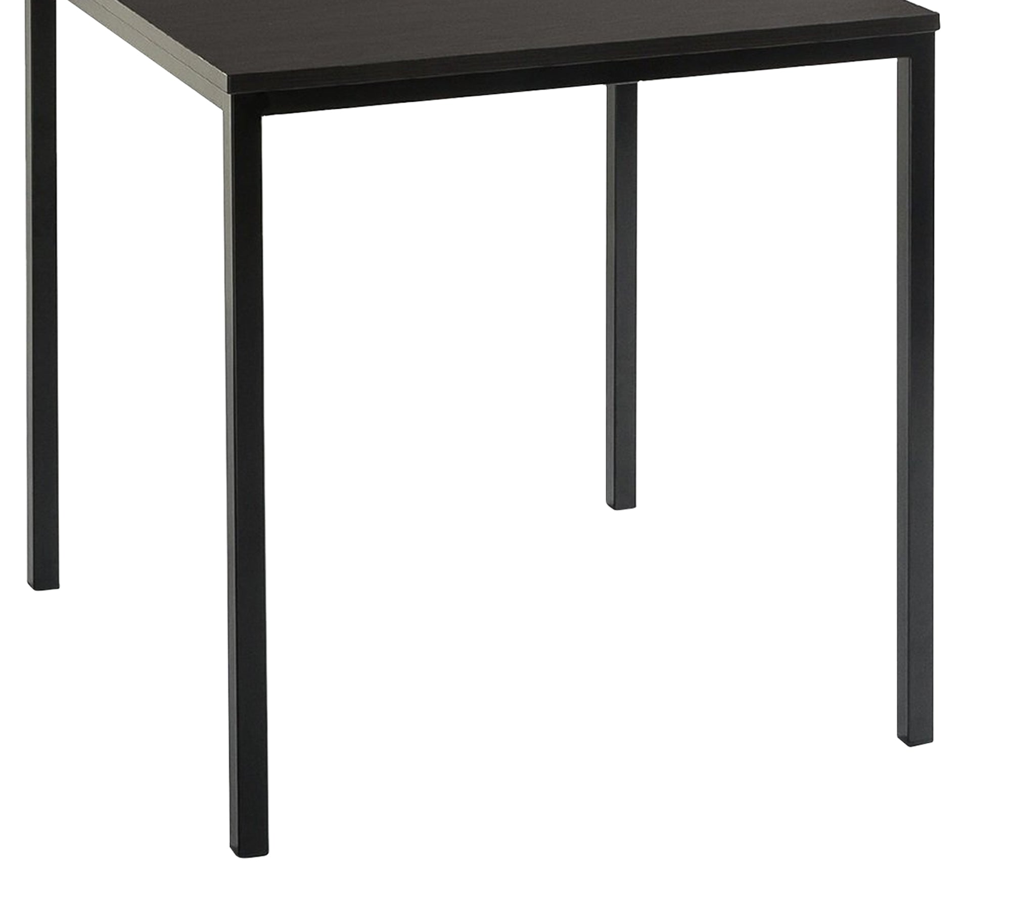 Side Table With Metal Legs Base