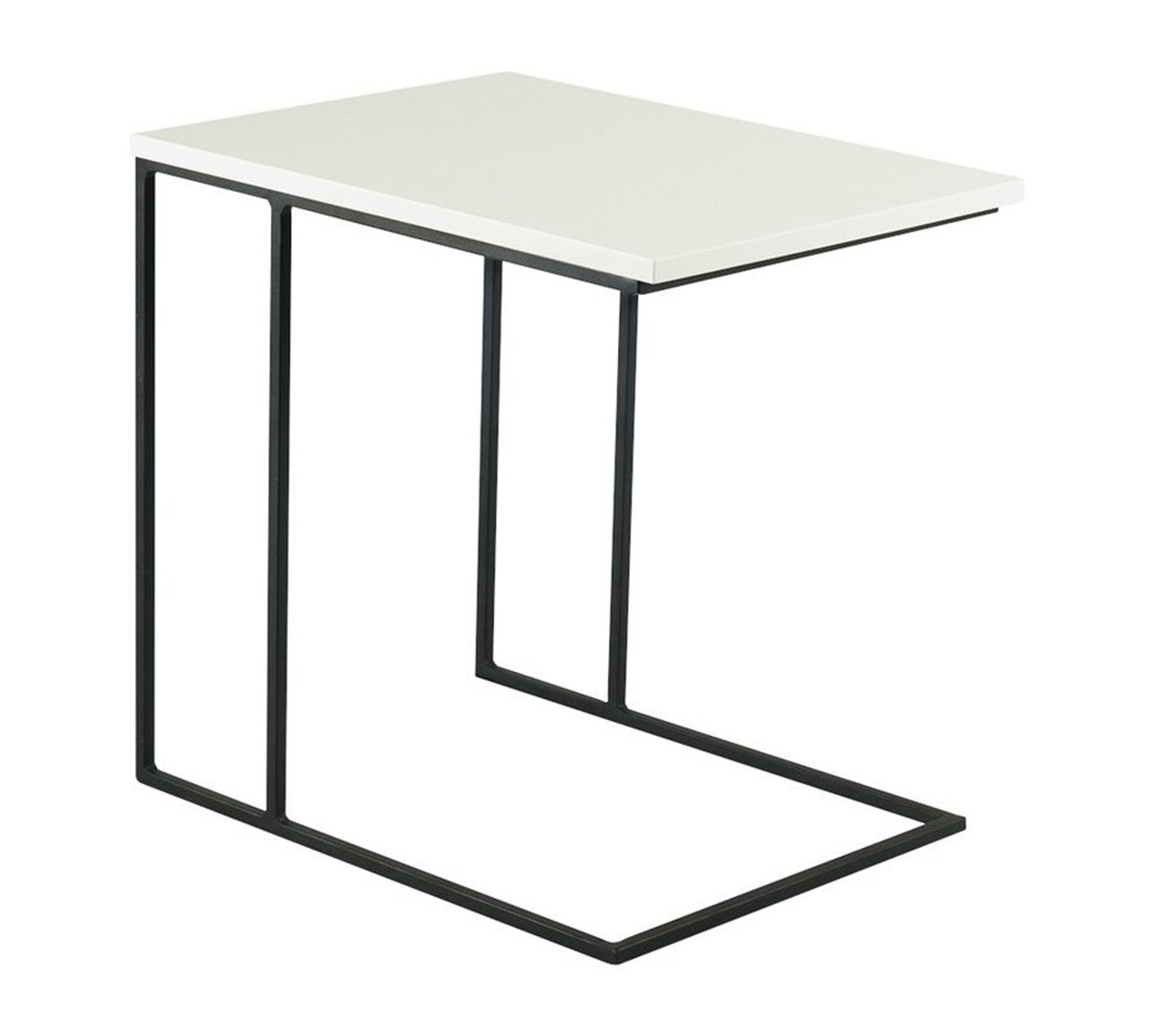 Pre-Laminate Side Table With Metal Legs Base