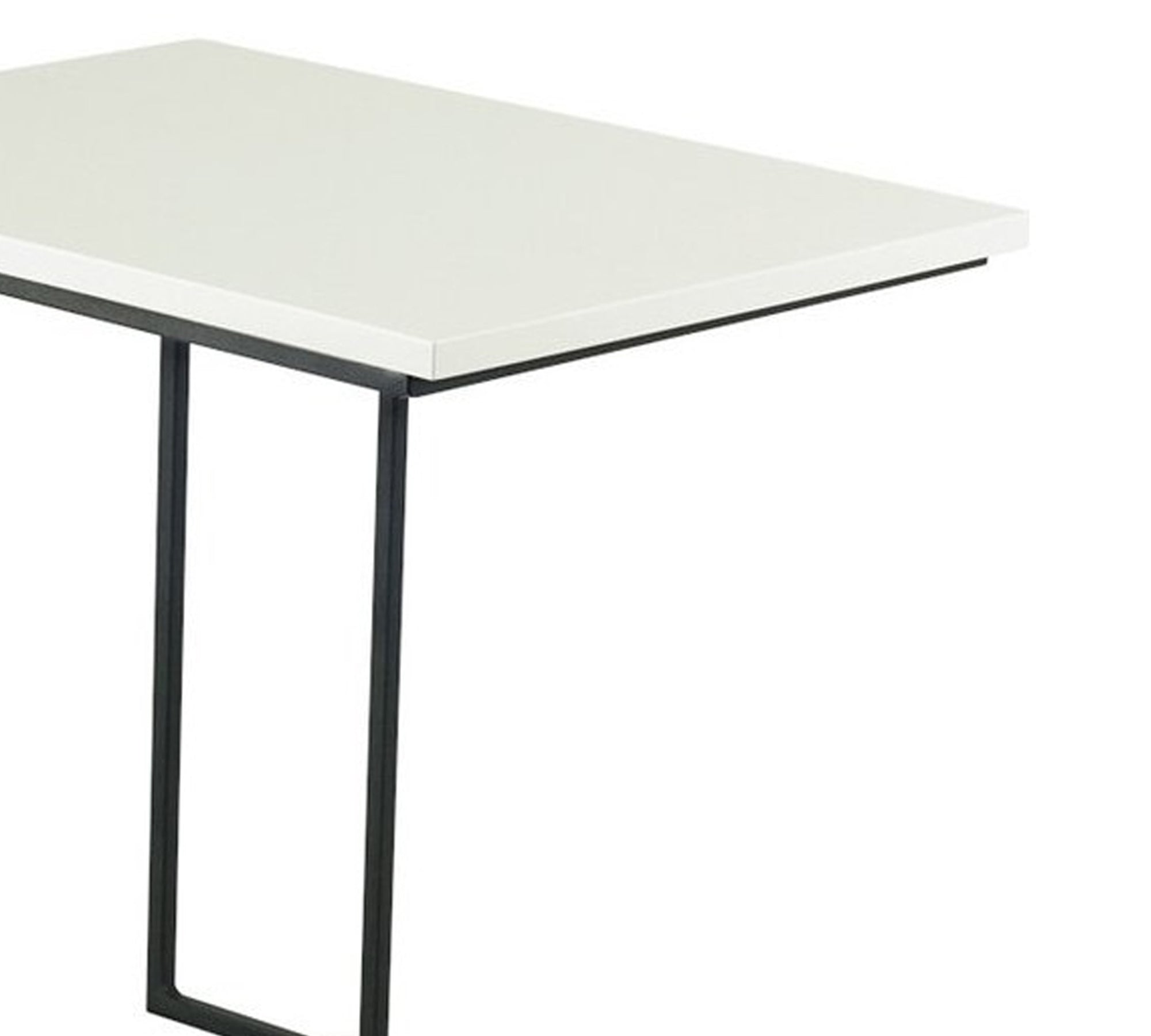 Pre-Laminate Side Table With Metal Legs Base