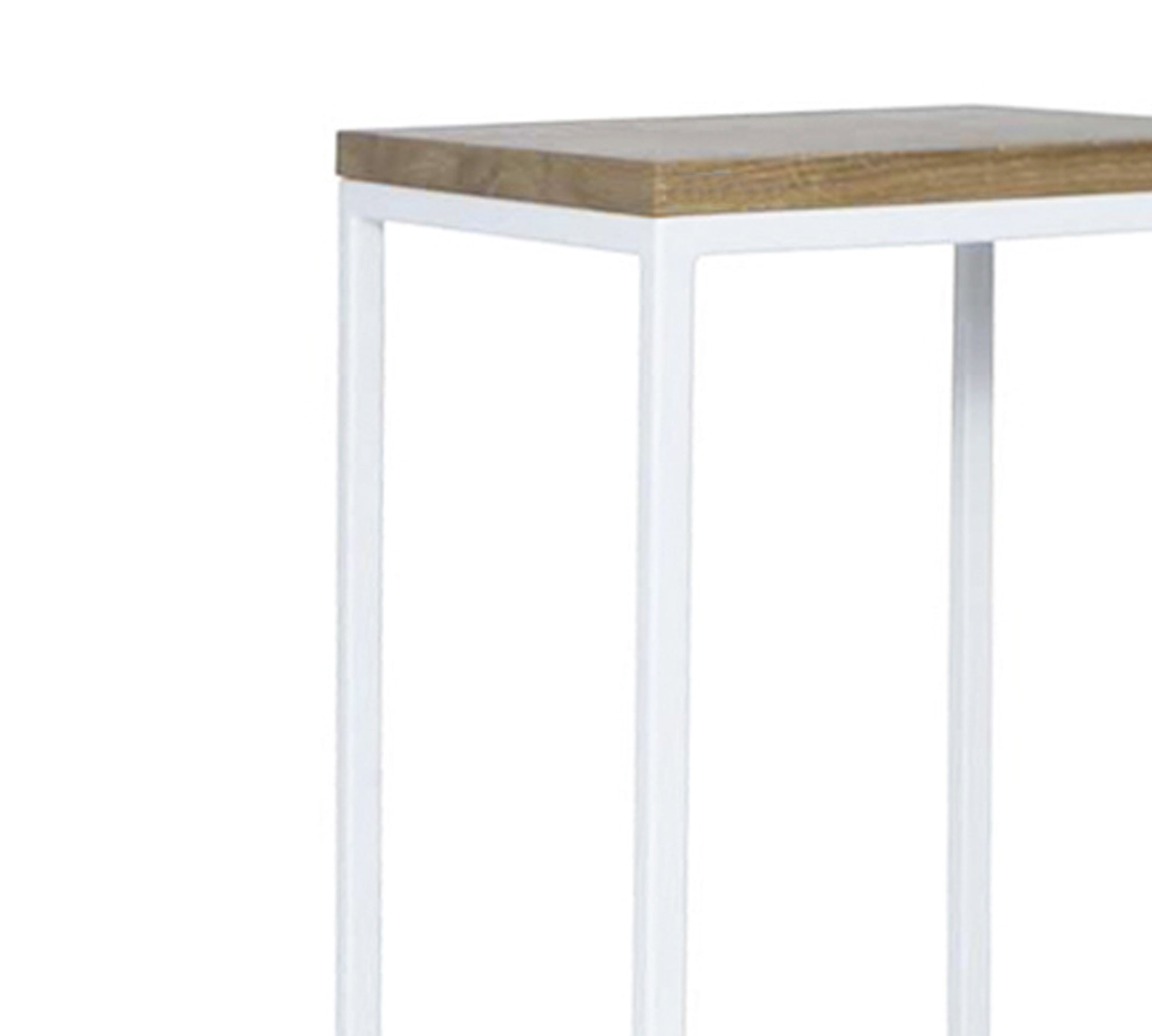 Pre-Laminate Side Table With Metal Legs Base