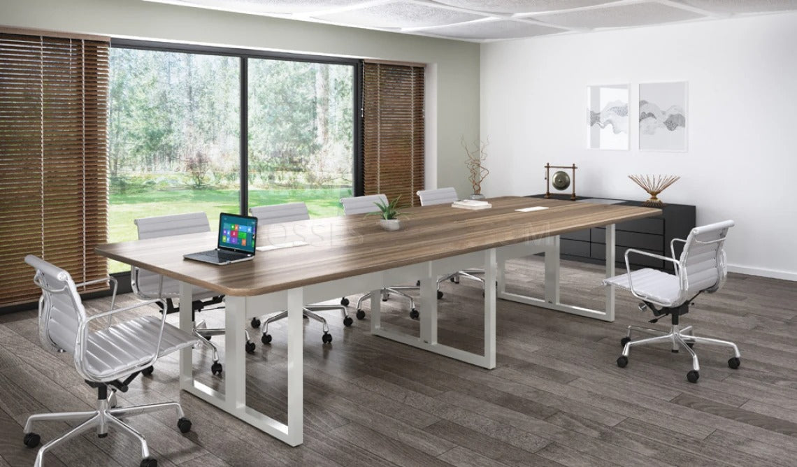 Conference Meeting for Office Table Modern Design is Hand Crafting and Table - White