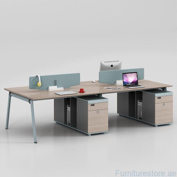 Workstation Table for Office Furniture Premium High Quality Made in Particle Board/ MDF/Plywood with MS Legs and  office desk