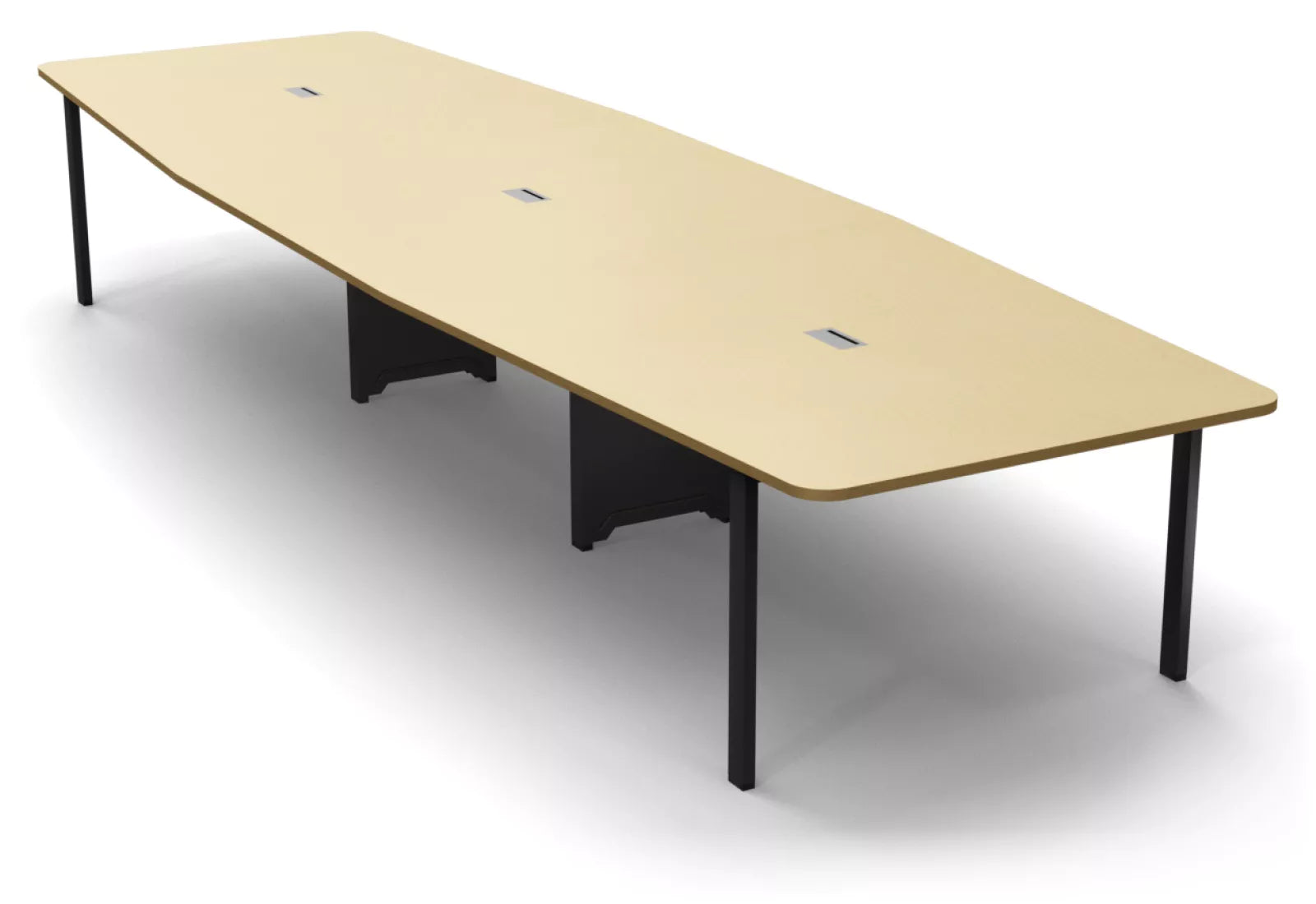 Meeting Table for Office Furniture High Quality & Unique Design Made in Particle Board/ MDF/Plywood with Metal Base Wire Manager