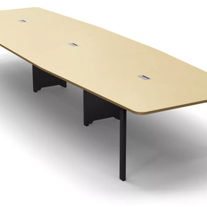 Meeting Table for Office Furniture High Quality & Unique Design Made in Particle Board/ MDF/Plywood with Metal Base Wire Manager