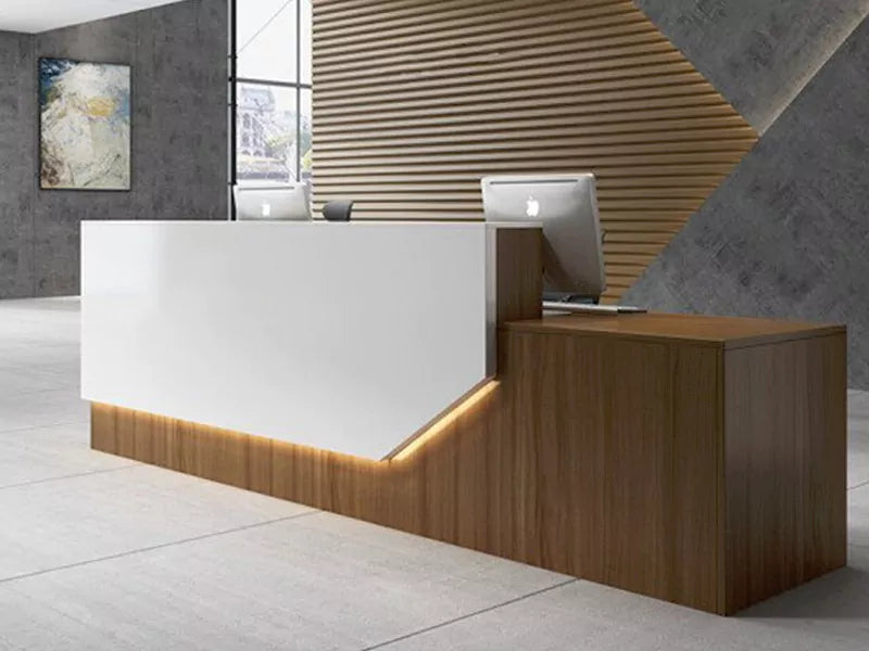 Reception Table for Office Counter Stylish Design Made in Particle board/ MDF/Plywood and Drawers