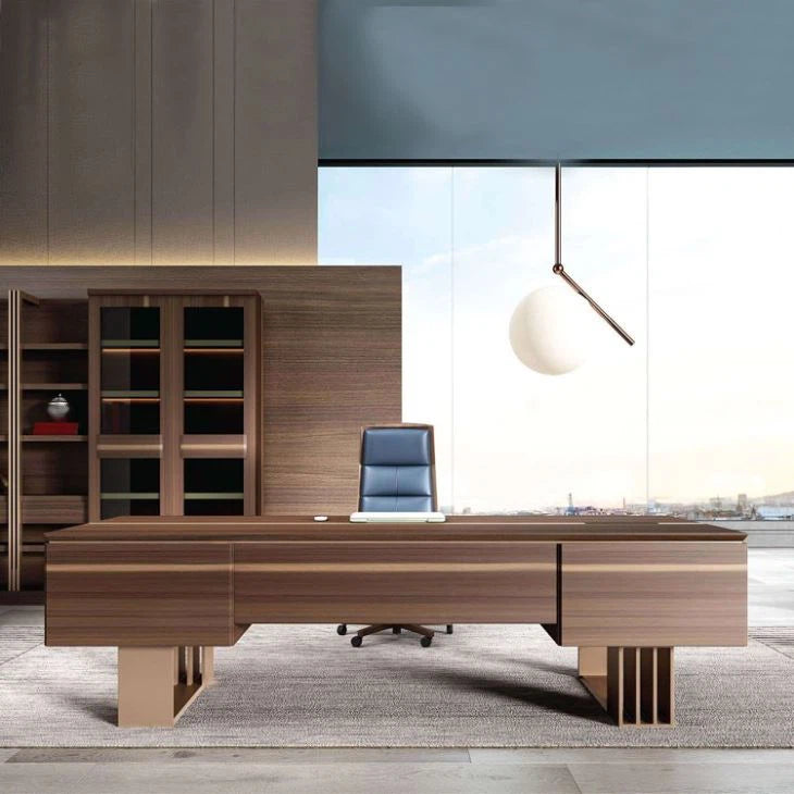 Director & Executive Luxury Office Table Modern Desk Perfect Blend of Fashion, Aesthetics, and Stylish, Functional Workspace