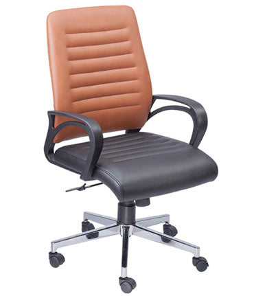 Medium Back Executive Chair with Chrome Base