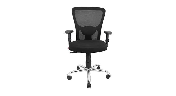 Office Executive Chair in Medium Back Chrome Base