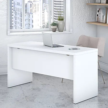 Office Computer and study table made in Pre-laminated board With wire manager and Charcoal Maple