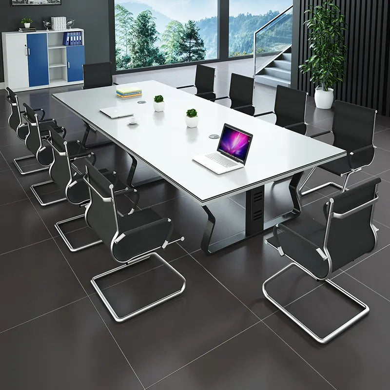 Conference Meeting for Office Table ,Versatile Tables for Any Professional Space (White)