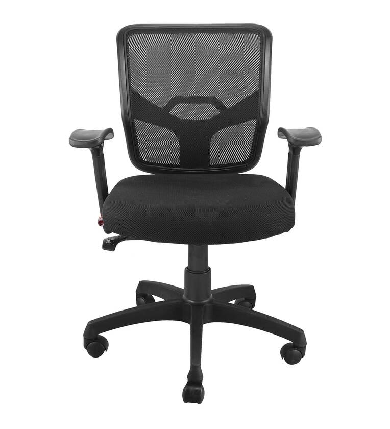 Medium Back Executive Office Chair with Nylon Base