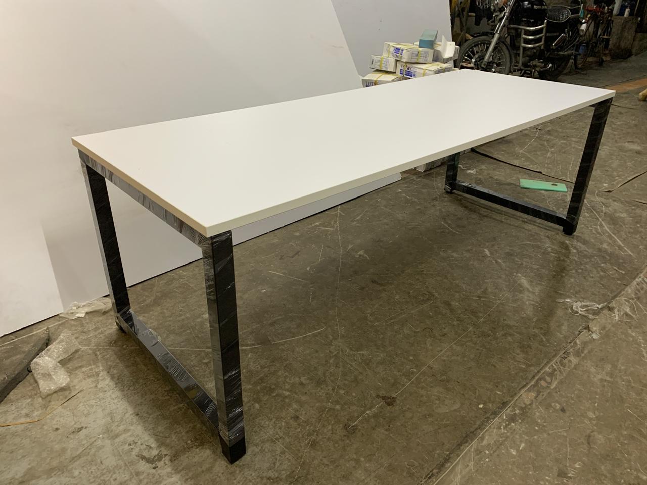 Computer Table with Metal Frame & Top Particle Board