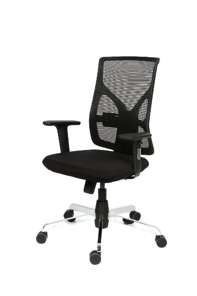 Medium Back Executive Chair with Chrome Base