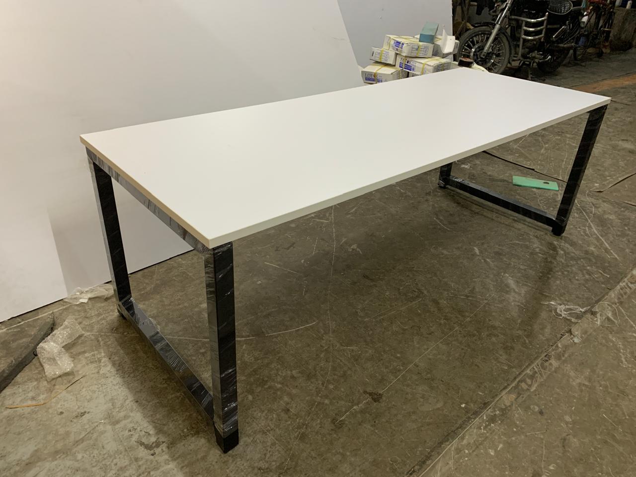 Computer Table with Metal Frame & Top Particle Board