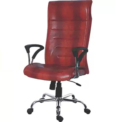 High Back Director Chair with Chrome Base