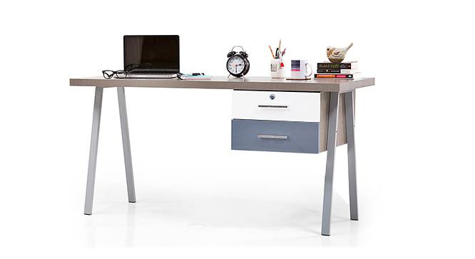 Home and Study table Made in Particle Board and 2 Drawers & in Cherry Melamine Finish