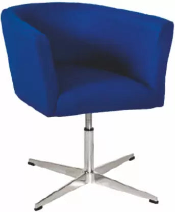 Velvet Seat with Chrome Base Lounge Chair