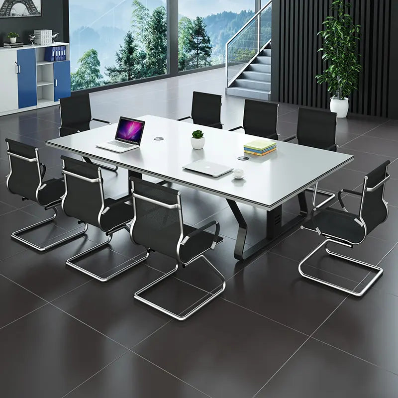 Conference Meeting for Office Table ,Versatile Tables for Any Professional Space (White)