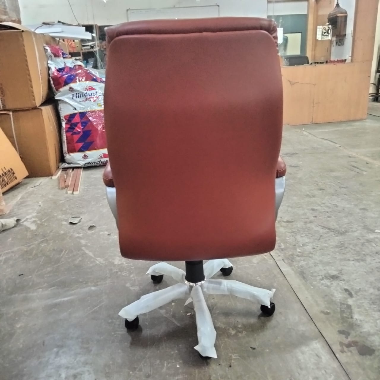 High Back Director Office Chair with Chrome Base