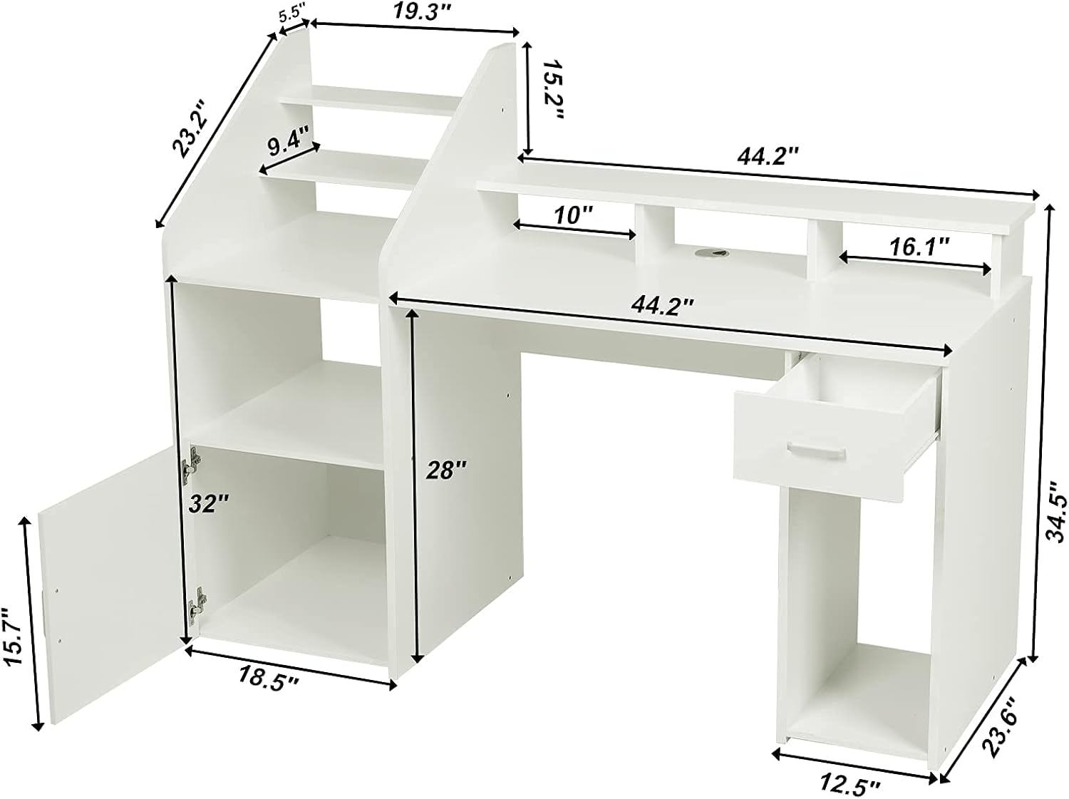 computer table office table study desk wooden table