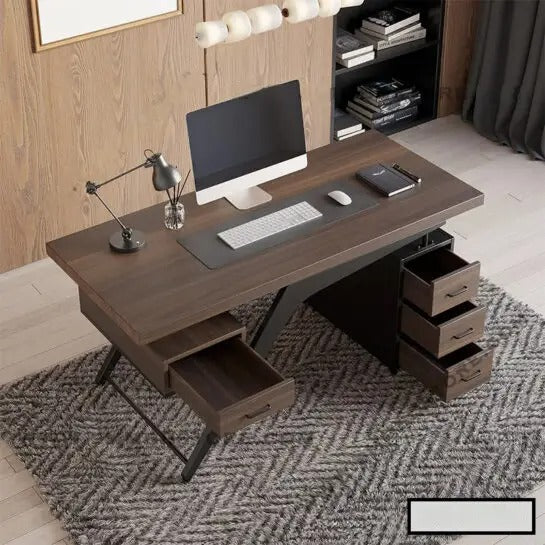 computer table office table study desk wooden table