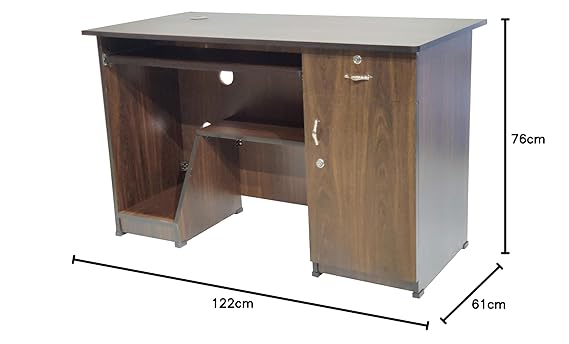 Office desk and Computer Table with Keyboard tray and CPU sapce made in Engineered Wood