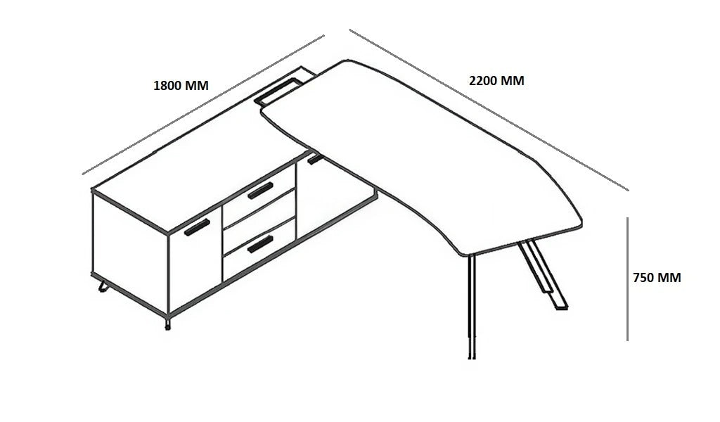 computer table Director office table study desk wooden table  