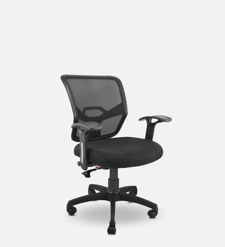 Medium Back Executive Office Chair with Nylon Base