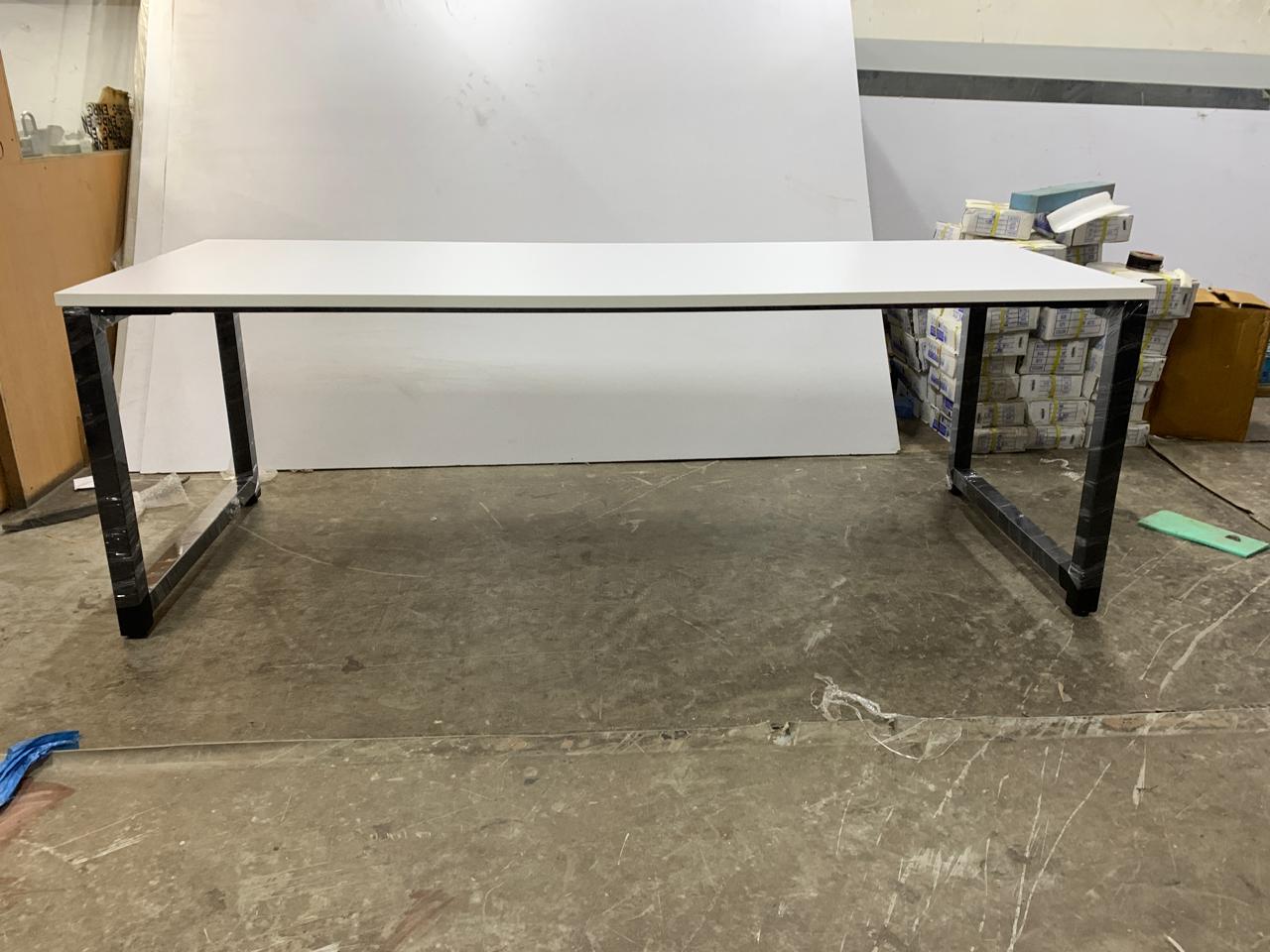 Computer Table with Metal Frame & Top Particle Board