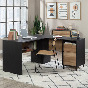 Office Computer Desk L-Shaped mad in MDF Stylish & Functional Modern Design with Ample Storage