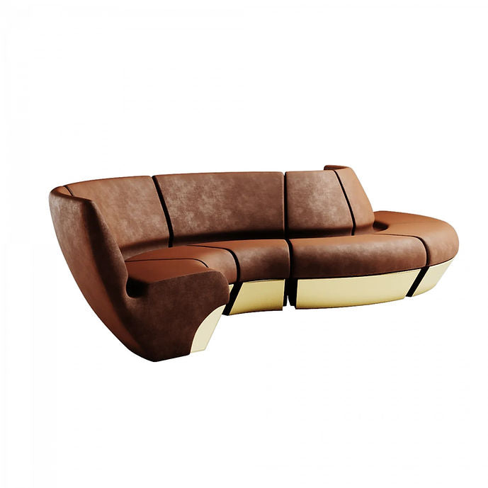 3 Seater Leatherette Sofa -