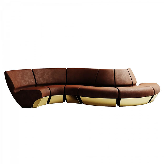 3 Seater Leatherette Sofa -