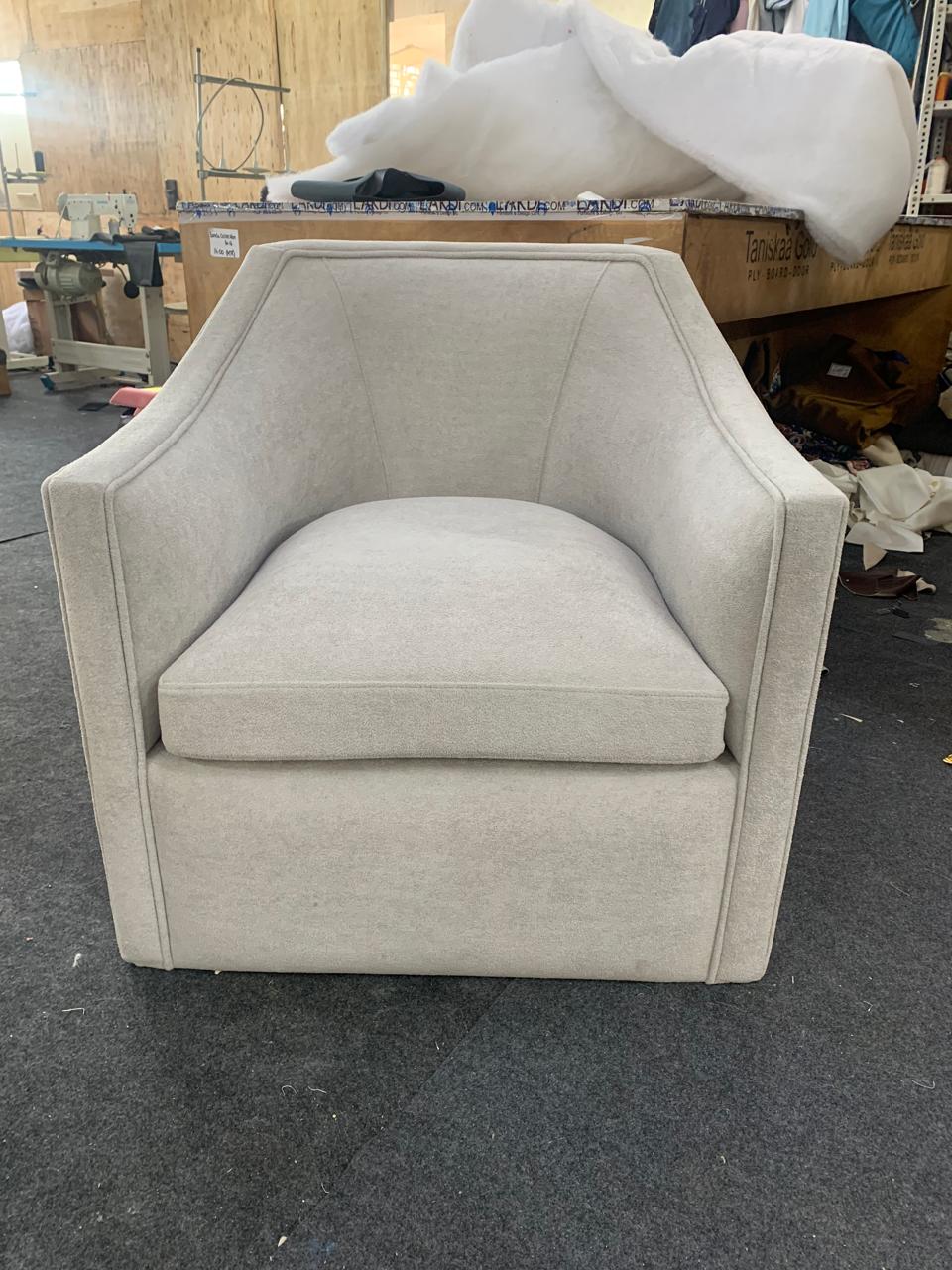 Wide Swivel Accent Arm Chair