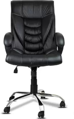 Medium Back Executive Office Chair with Chrome Base