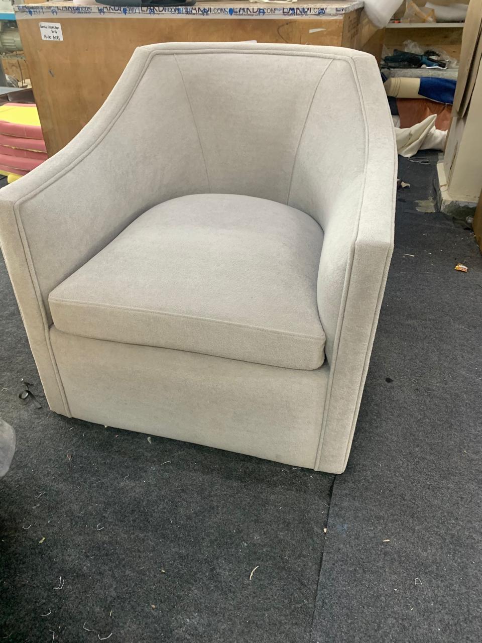 Wide Swivel Accent Arm Chair