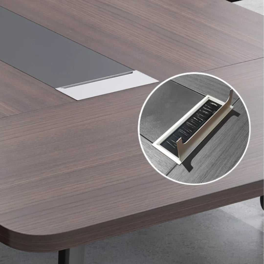 Conference Meeting for Office Table Modern Design is Hand Crafting Modern Conference Table Collection- Golden Brown