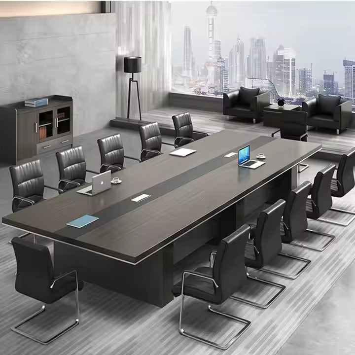 Conference Meeting for Office Table , Cable Management Office Table (Brown)