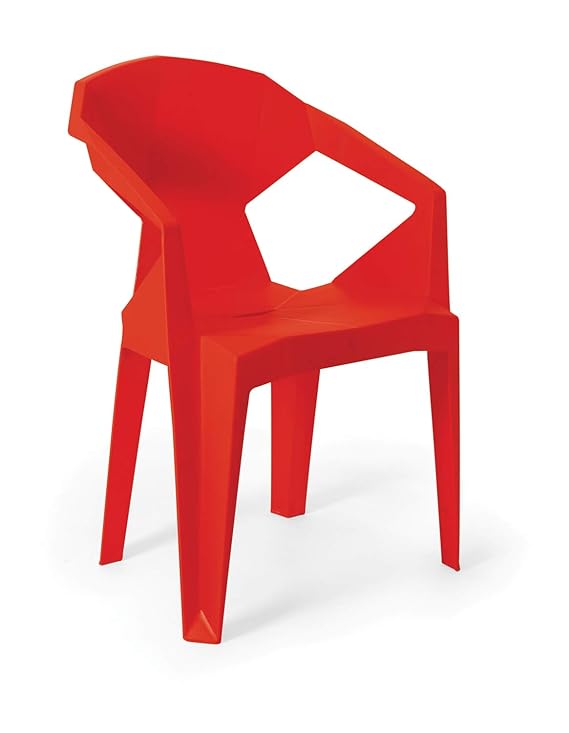 Cafe Outdoor Red Chair