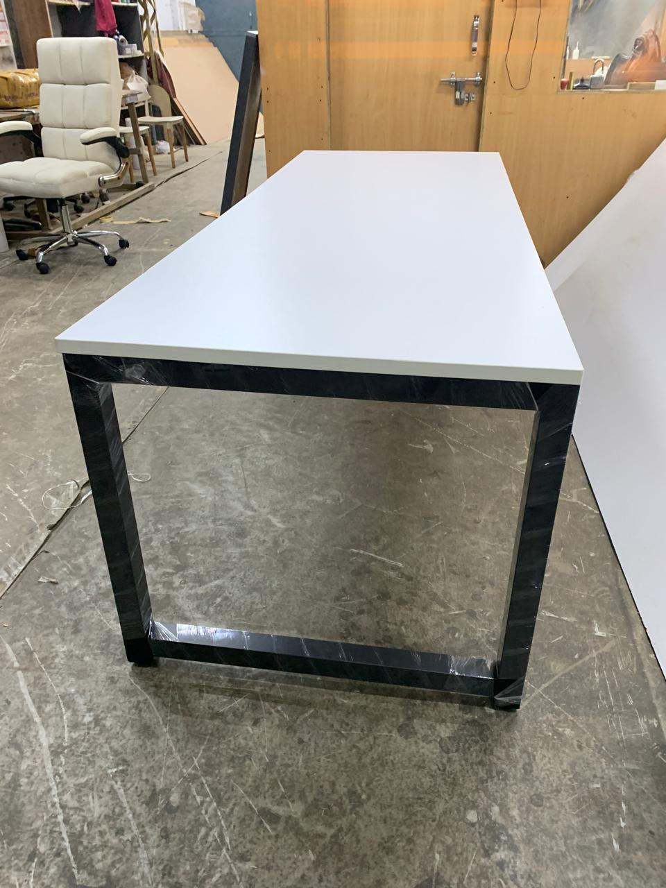 Computer Table with Metal Frame & Top Particle Board