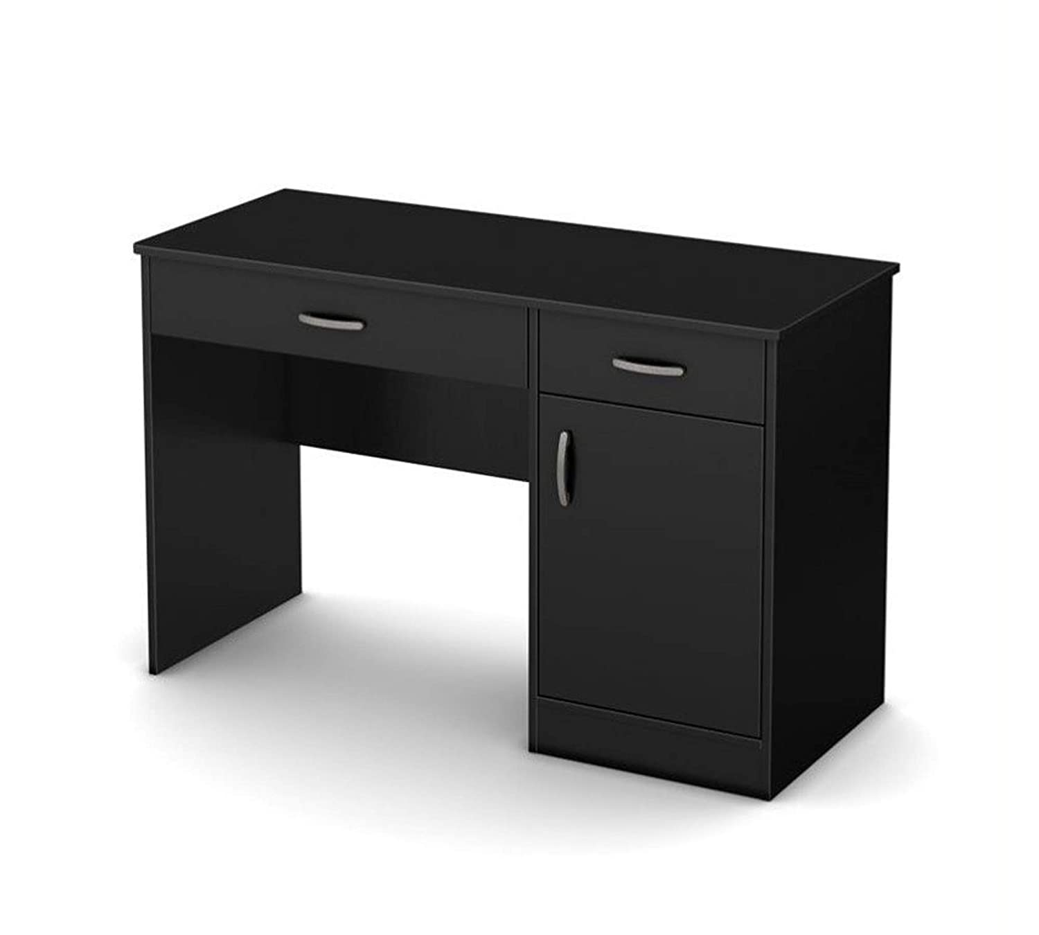 Computer Table with Side Storage & Drawers