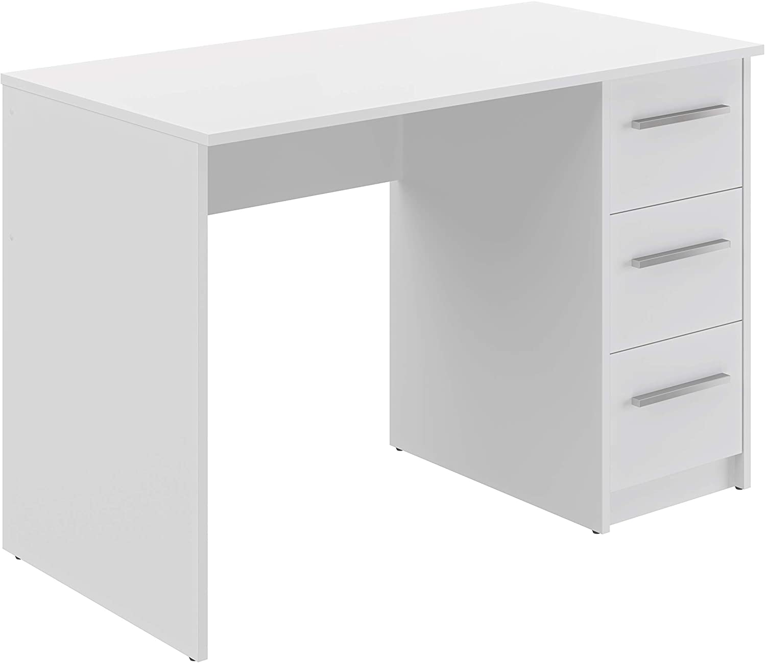 White Study Table & Computer Desk with Drawer